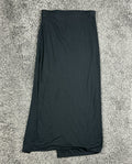 Z Supply Skirt Womens XS Black Side Slit Draped Midi Maxi Rayon Stretch