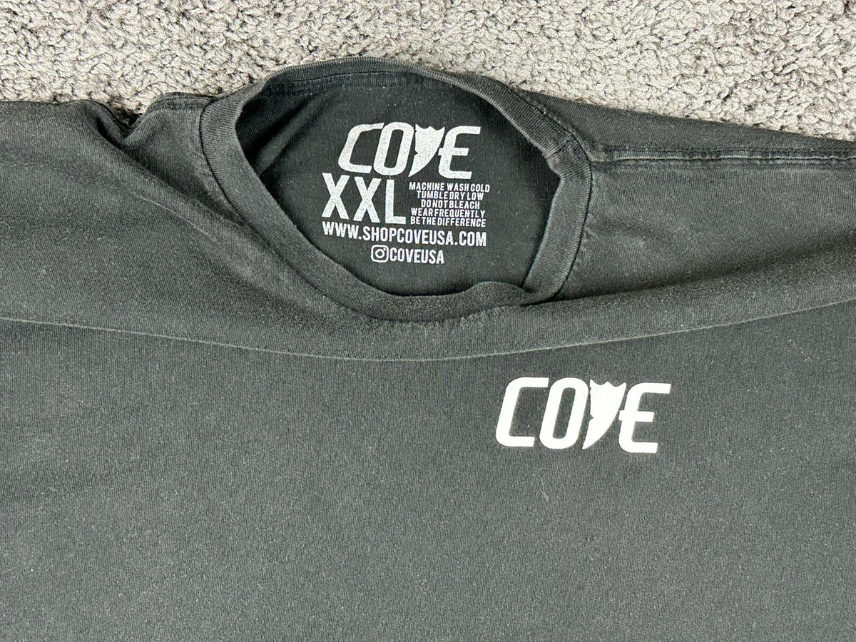 Cove No Bad Days Shark T-Shirt Black XXL Graphic Tee 2XL