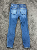 Good American Skinny Jeans Womens Size 4/27 Blue Stretch Mid Rise Denim