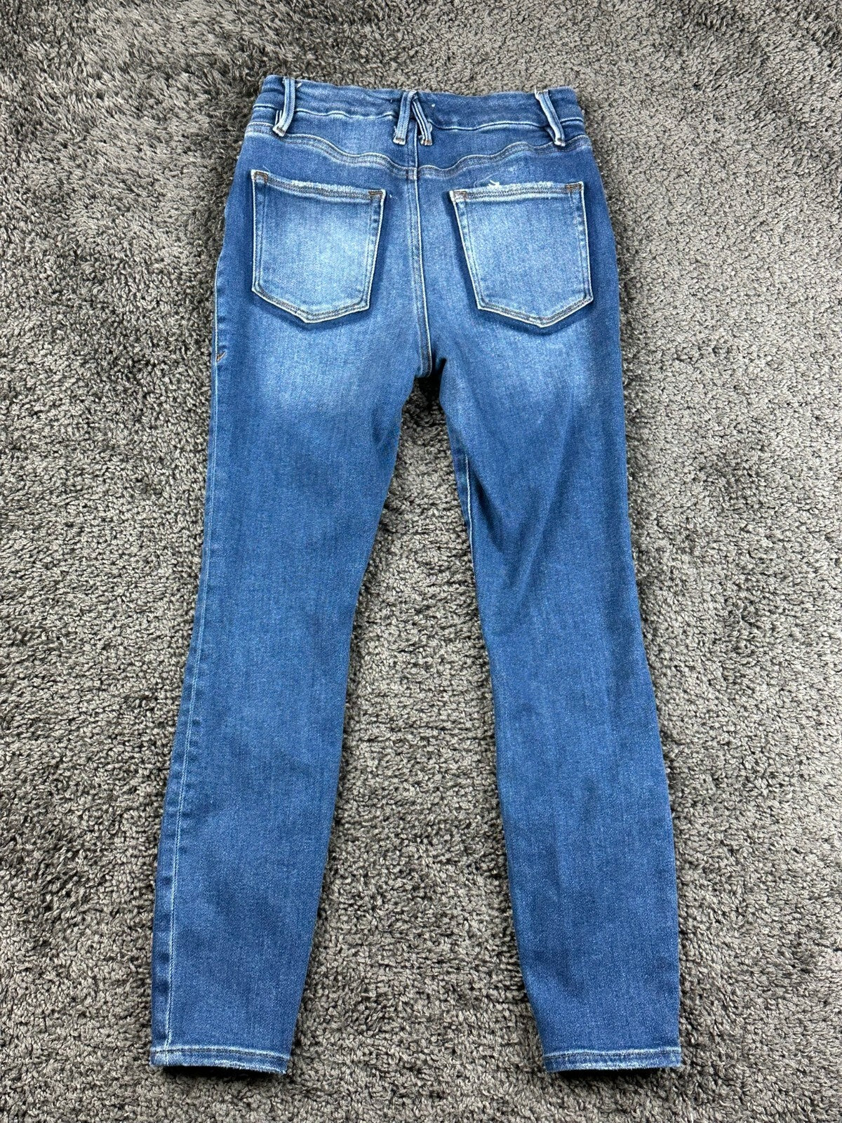 Good American Skinny Jeans Womens Size 4/27 Blue Stretch Mid Rise Denim