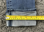 AG Adriano Goldschmied Womens 30 The Stevie Cuff Slim Straight Jeans Blue