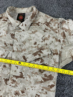 USMC Desert MARPAT Camo MCCUU Combat Blouse Shirt American Apparel Long Sz Small