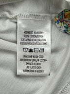 Robert Graham Mens 2XL White Aaron Paisley Contrast Knit Polo Shirt Rare