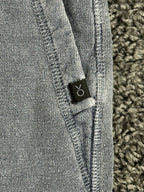 Outerknown Sur Sweatshorts Mens Faded Black Hemp Organic Cotton Blend Shorts XXL