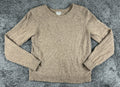 L.L. Bean Rangeley 100% Merino Wool Crewneck Sweater Pullover Mens Tall Brown L