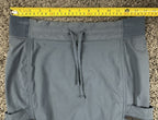 Athleta Trekkie Skort Womens Gray Blue Hiking Travel Skirt Zip Pockets Size 0
