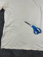 Imogene + Willie Mens XL Off-White Cotton Short Sleeve T-Shirt Tee Made in USA