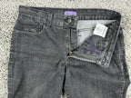 NYDJ Womens 8P Black Stretch Marilyn Straight Crop Ankle Jeans