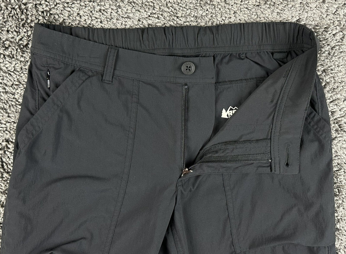 REI Co-op Womens 4 Dark Grey Savanna Trails Hiking Pants Nylon