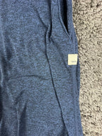 Vuori Womens S Performance Joggers DreamKnit Navy Blue Heather Crop Sweatpants