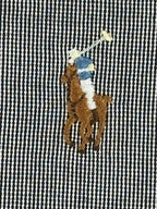 Polo Ralph Lauren Blake Button-Down Shirt Black White Medium M