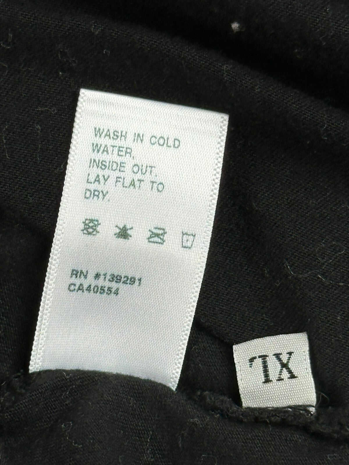 Baldwin Mens XL Black Modal Cotton Short Sleeve Pocket T-Shirt USA