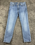 DL1961 Nick Slim Ultimate Knit Jeans Mens Mohonk Mid Indigo Blue Denim Sz 31x34