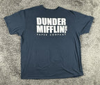Ripple Junction The Office Dunder Mifflin Mens 2X Graphic T-Shirt Navy Blue