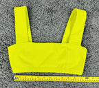 Beyond Yoga Womens XS Neon Yellow Spacedye Square Neck Bra & Midi Legging Set