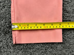 Peck & Peck Womens 6 Coral Pink Stretch Pull On Ankle Pants Trousers Straight