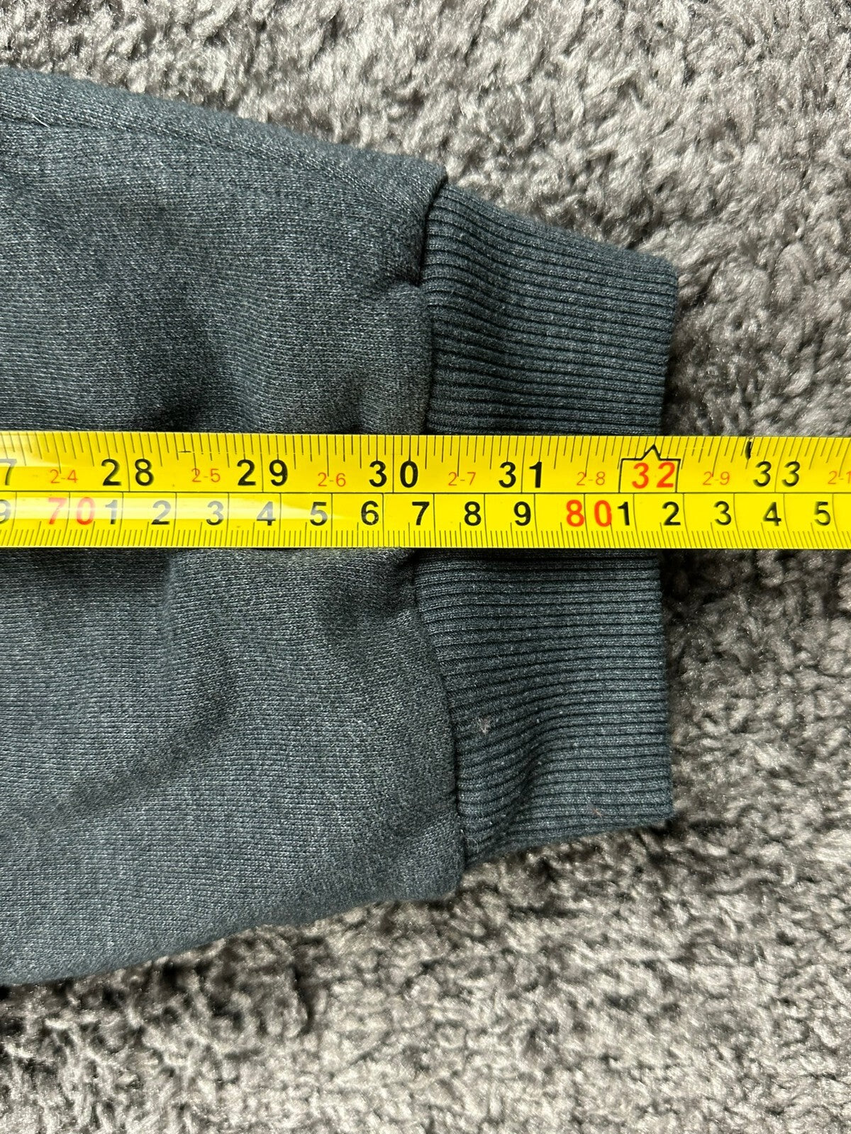 LL Bean Mens Large Tall Sherpa Fleece Lined Sweatpants Joggers Heather Charcoal