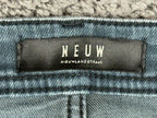 NEUW Denim Mens Iggy Skinny Jeans 31x32 Washed Gray Button Fly Cotton