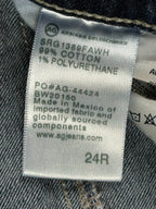 AG Adriano Goldschmied The Legging Ankle Jeans Womens Blue Skinny Sz 24R