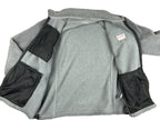 LL Bean Polartec Fleece Jacket Mens Gray Full Zip Pathfinder Havas Edge Sz Large