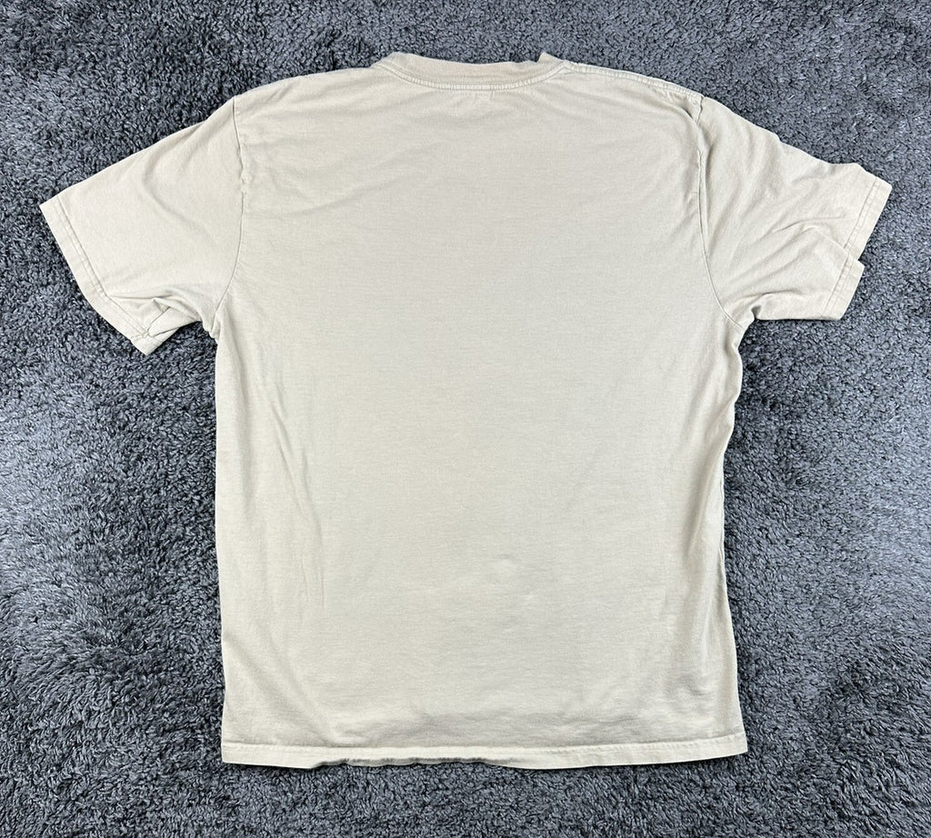 Carhartt WIP Mens XL Wall Beige Dandelion Script Organic T-Shirt