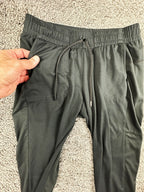 NOBULL Mens Small S Lightweight Athletic Joggers Pants Black Stretch Training