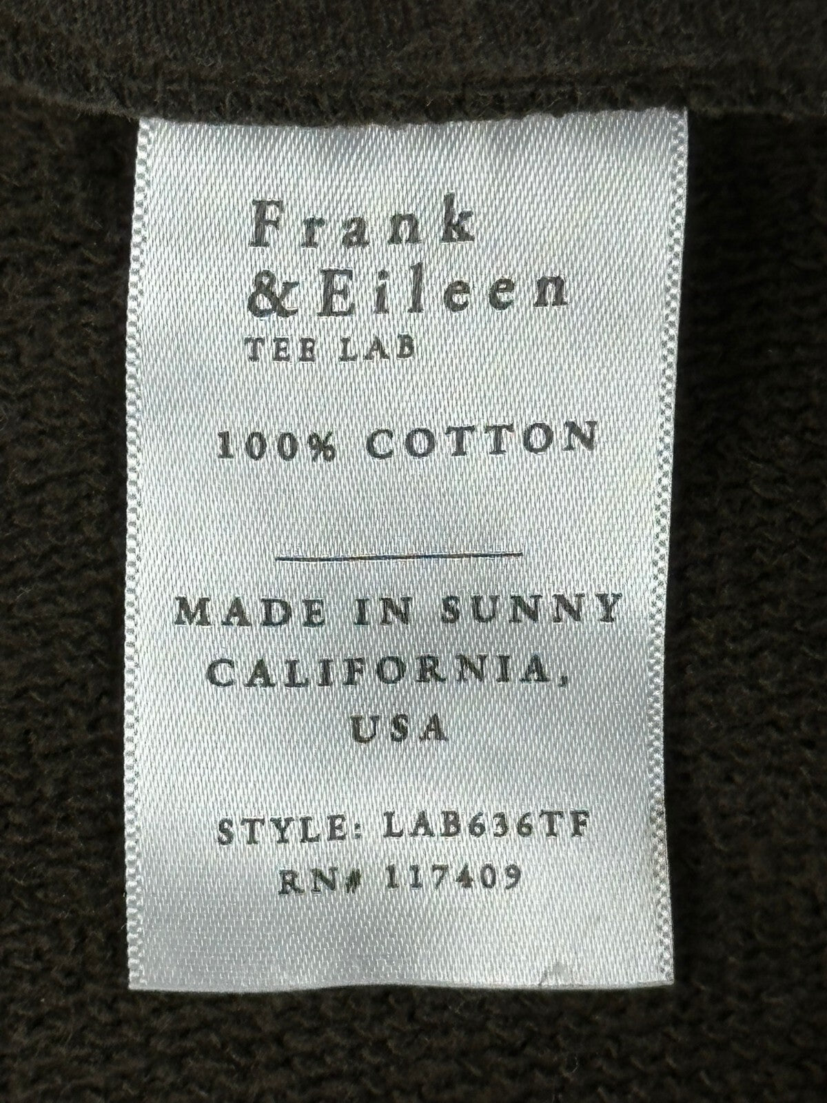 Frank & Eileen Tee Lab Eamon Triple Fleece Jogger Sweatpants Brown Large