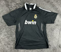 Real Madrid Bwin Soccer Jersey Mens Large Black Isaias 11 Gool Fan Tribute Shirt