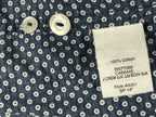 J.Crew Lightweight Chambray Men's S Navy Blue Dotted Long Sleeve Button-Up Shirt