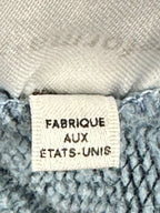 Reformation Jeans Womens L Blue French Terry Raw Hem Sweat Shorts USA