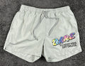 DARE To Keep Kids Off Drugs Swim Trunks Men Gray Board Shorts Sz Large