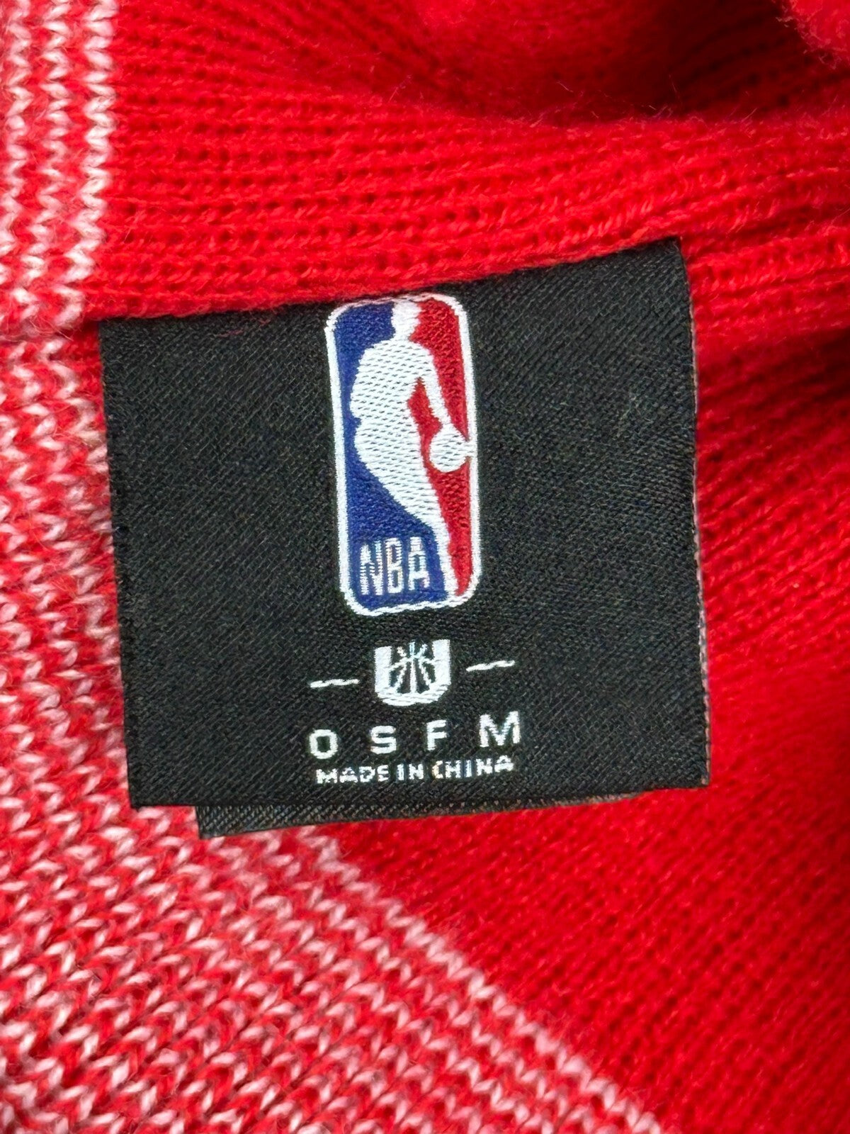 Chicago Bulls NBA Cuffed Knit Beanie Pom Knit Hat Red Ultra Game OSFM One Size
