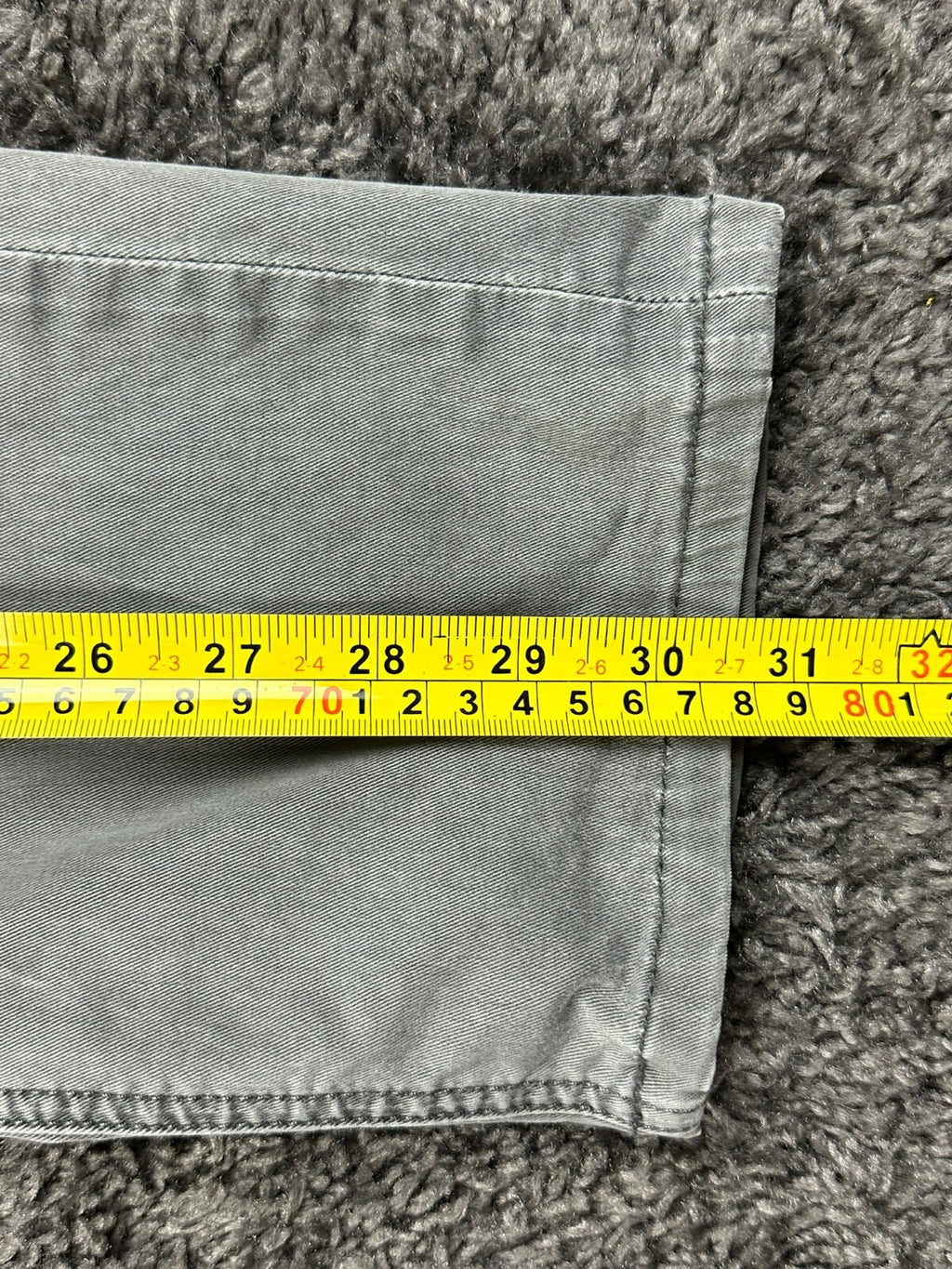 PAIGE Mens 32 Lennox Vintage Grey Sky Slim Fit Denim Jeans USA