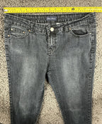 Blue Stitch Womens Jeans Size 11 Dark Wash Stretch Straight Leg Denim Pants