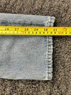 AGOLDE Womens 23 Riptide Lana Straight Leg Distressed Organic Cotton Jeans