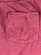 True Religion Core Jogger Sweatpants Mens L Burgundy Horseshoe Logo Lounge Pants