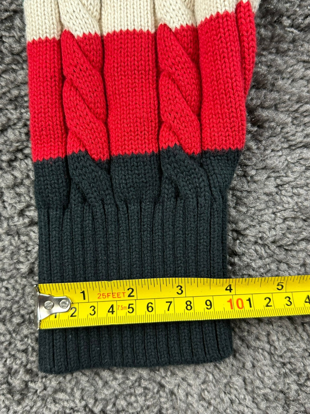 Rocawear Carlton Cable Knit Joggers Mens L Black Striped Sweatpants Sweater Knit