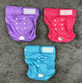 Wegreeco Washable Dog Diapers 3 Pack XL Purple Pink Blue Adjustable NWT