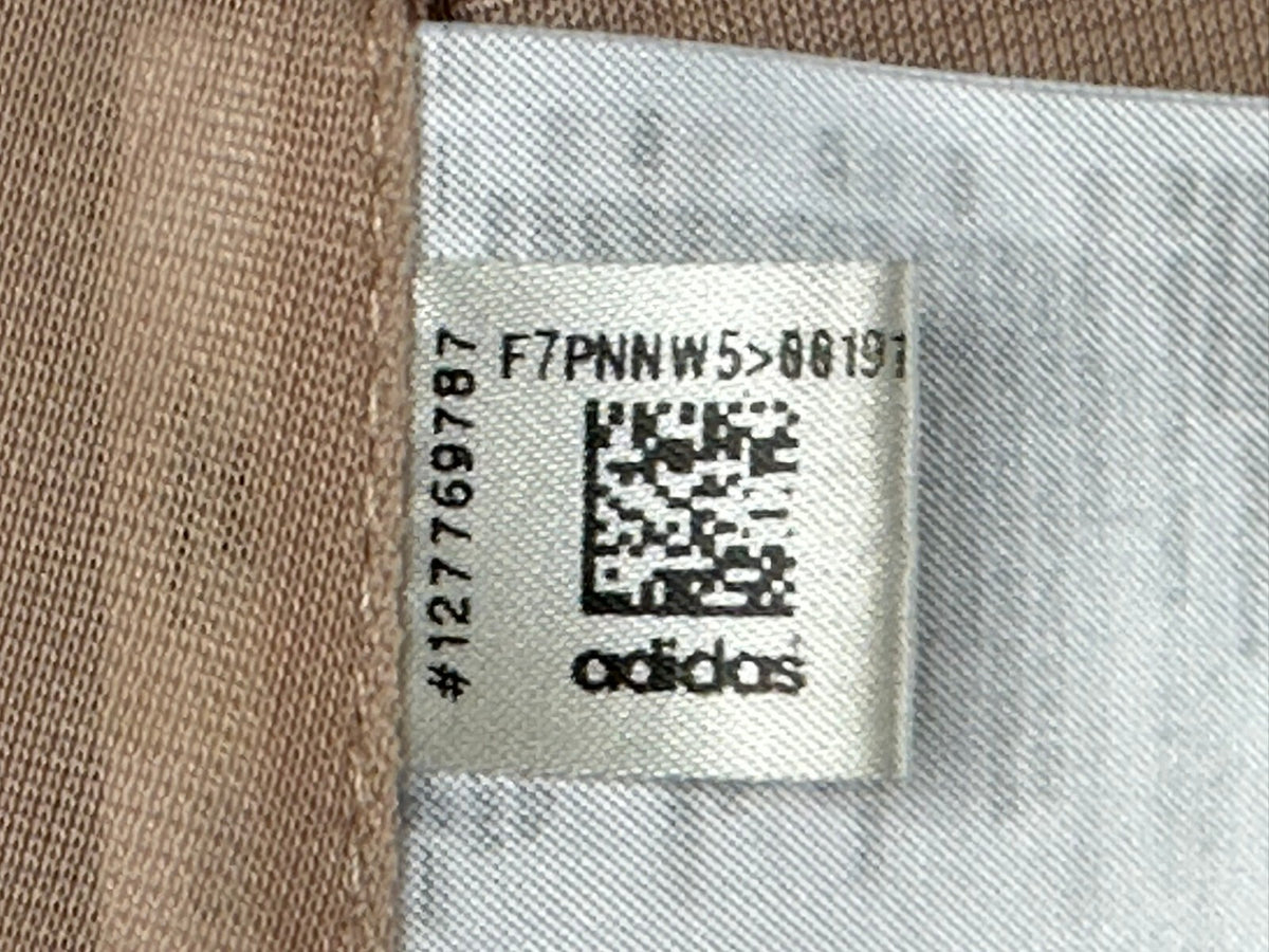 Adidas 2000 Luxe Wrap Satin Rhinestone Mini Skirt Beige Tan Medium