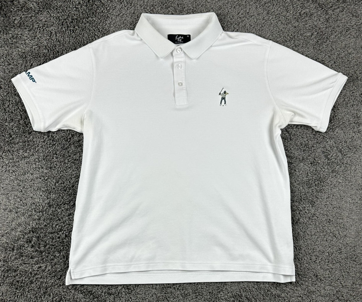Eastside Golf Men's Core Pique AMP Golf Polo Shirt Bright White XL