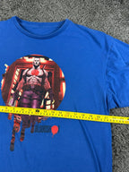 Valiant Comics Bloodshot T-Shirt Mens XL Royal Blue Graphic Superhero Promo Tee