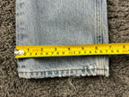 AGOLDE Womens 23 Riptide Lana Straight Leg Distressed Organic Cotton Jeans