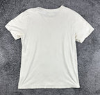 Imogene + Willie Mens XL Off-White Cotton Short Sleeve T-Shirt Tee Made in USA