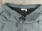 LL Bean Mens Large Tall Sherpa Fleece Lined Sweatpants Joggers Heather Charcoal