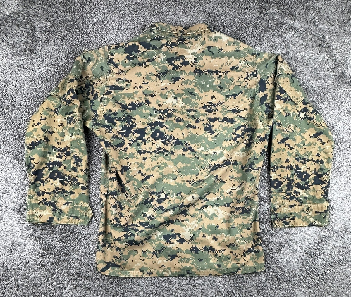 USMC Woodland Marpat Blouse Mens Medium Regular MCCUU Combat Utility Shirt