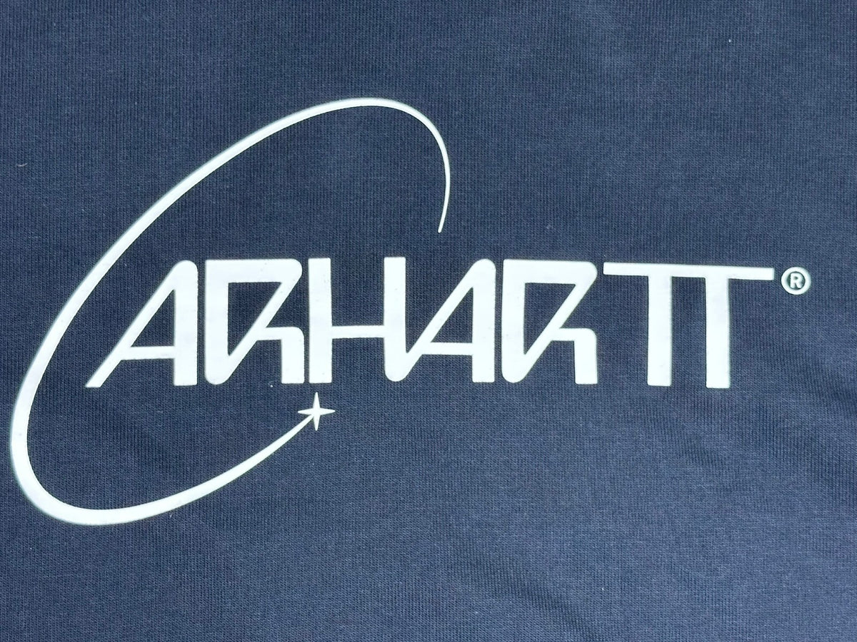 Carhartt WIP Orbit Sweat Mens Small S Navy Blue Crewneck Sweatshirt Pullover