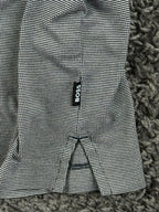 BOSS Hugo Boss Parlay 192 Mercerized Polo Shirt Men Gray Black Micro Pattern M