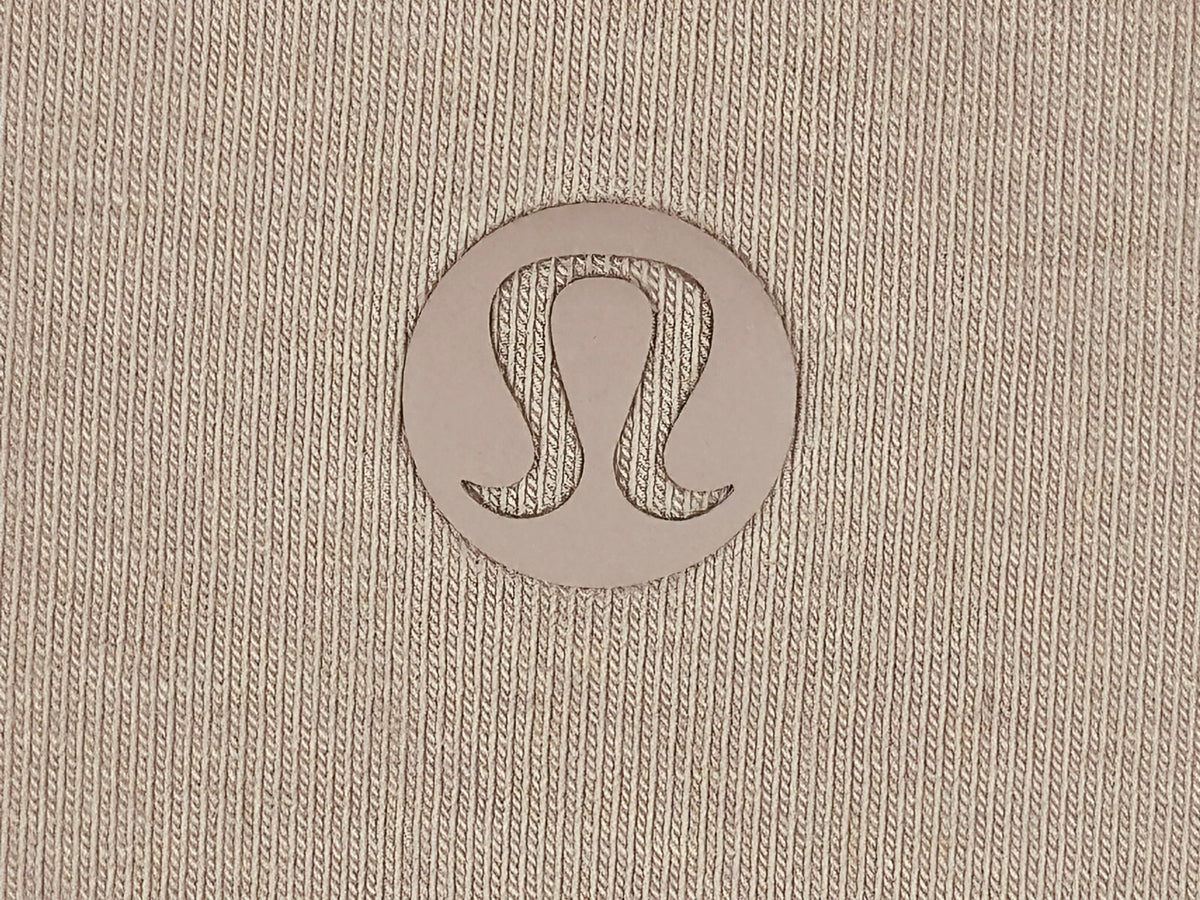 Lululemon Womens 10 Blush Pink Love Crew T-Shirt Curved Hem