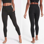 Athleta Salutation Stash Pocket II 7/8 Tight Leggings Black Large Yoga Size L