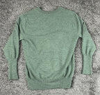 J. Crew Collection Italian Cashmere Sage Green Crewneck Sweater Womens S